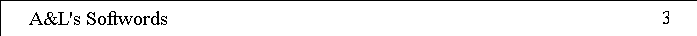 A&L Softwords