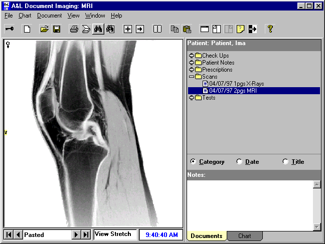 A&L Document Console main screen
